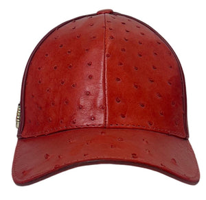 Gorra Original  Piel Avestruz  ROJA