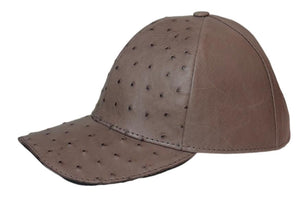 Gorra Original  Piel Avestruz MINK