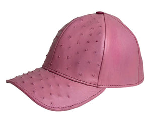 Gorra Original  Piel Avestruz ROSA