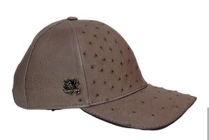 Gorra Original  Piel Avestruz MINK