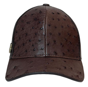 Gorra Original  Piel Avestruz Cafe