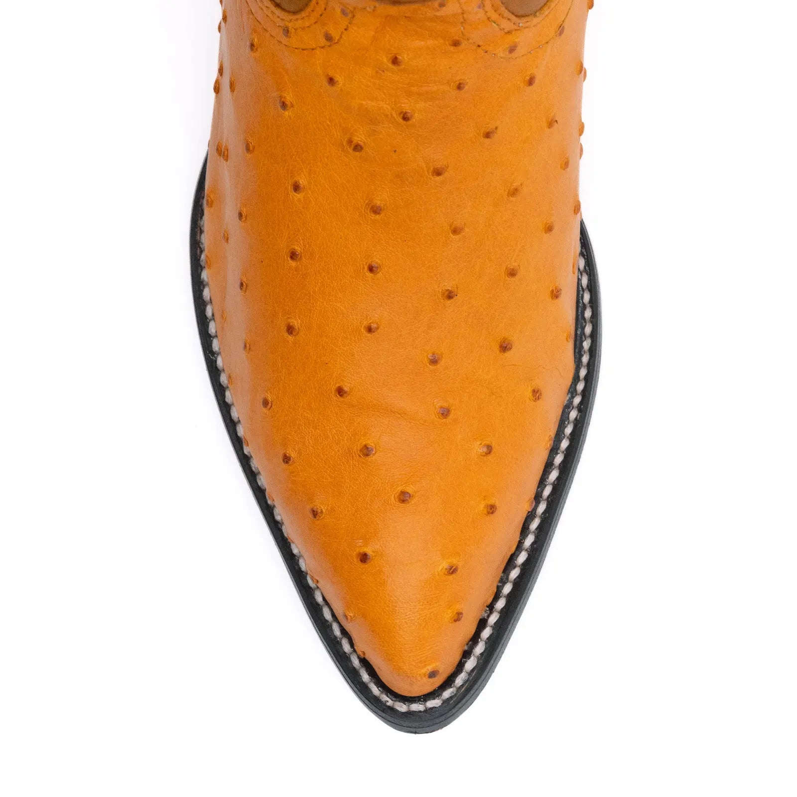 Wild West Boots – Men's 2990302 | J-Toe | Full Quill Ostrich Leather | Buttercup | Cowboy Boot