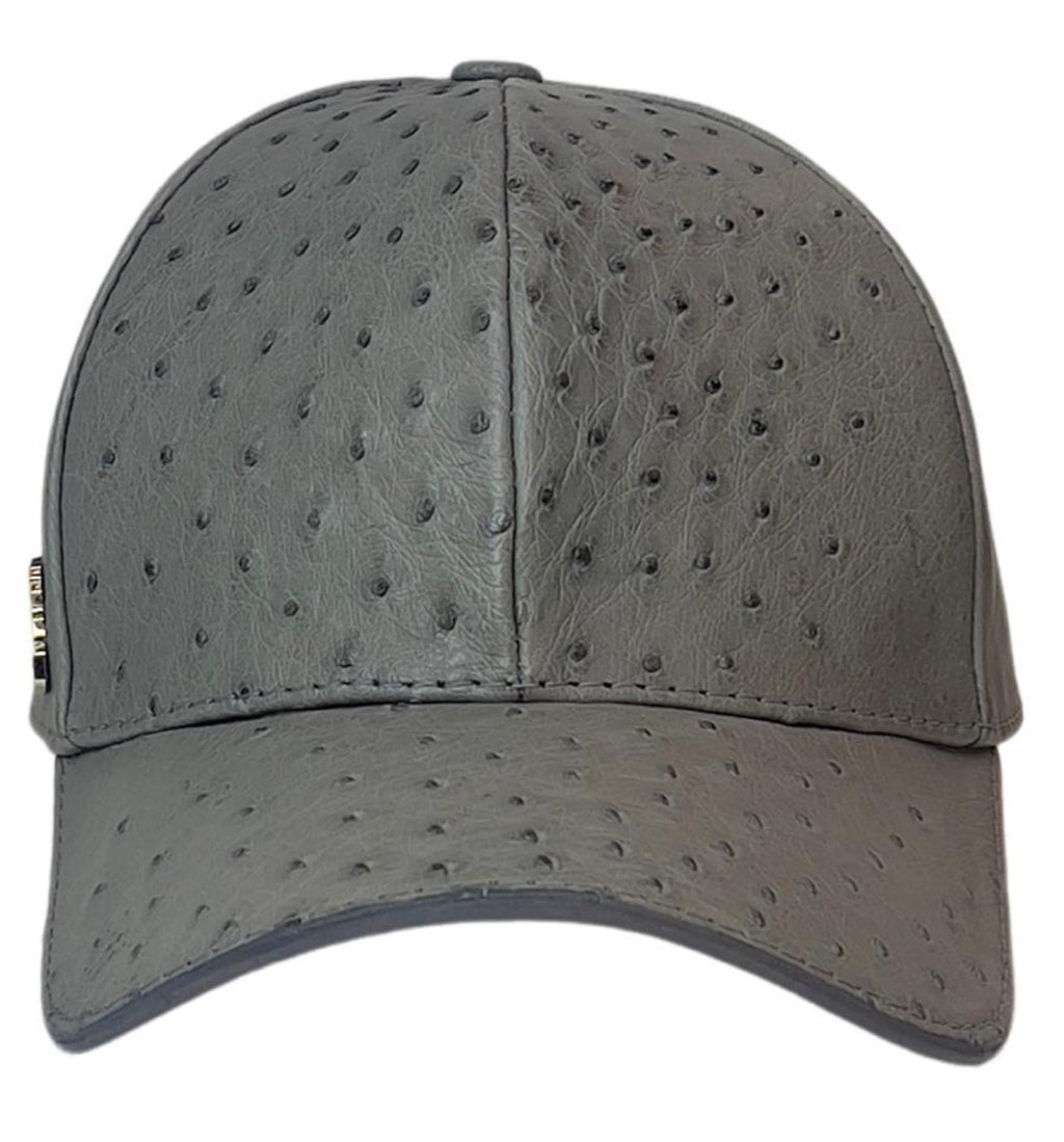 Gorra Original  Piel Avestruz GRIS