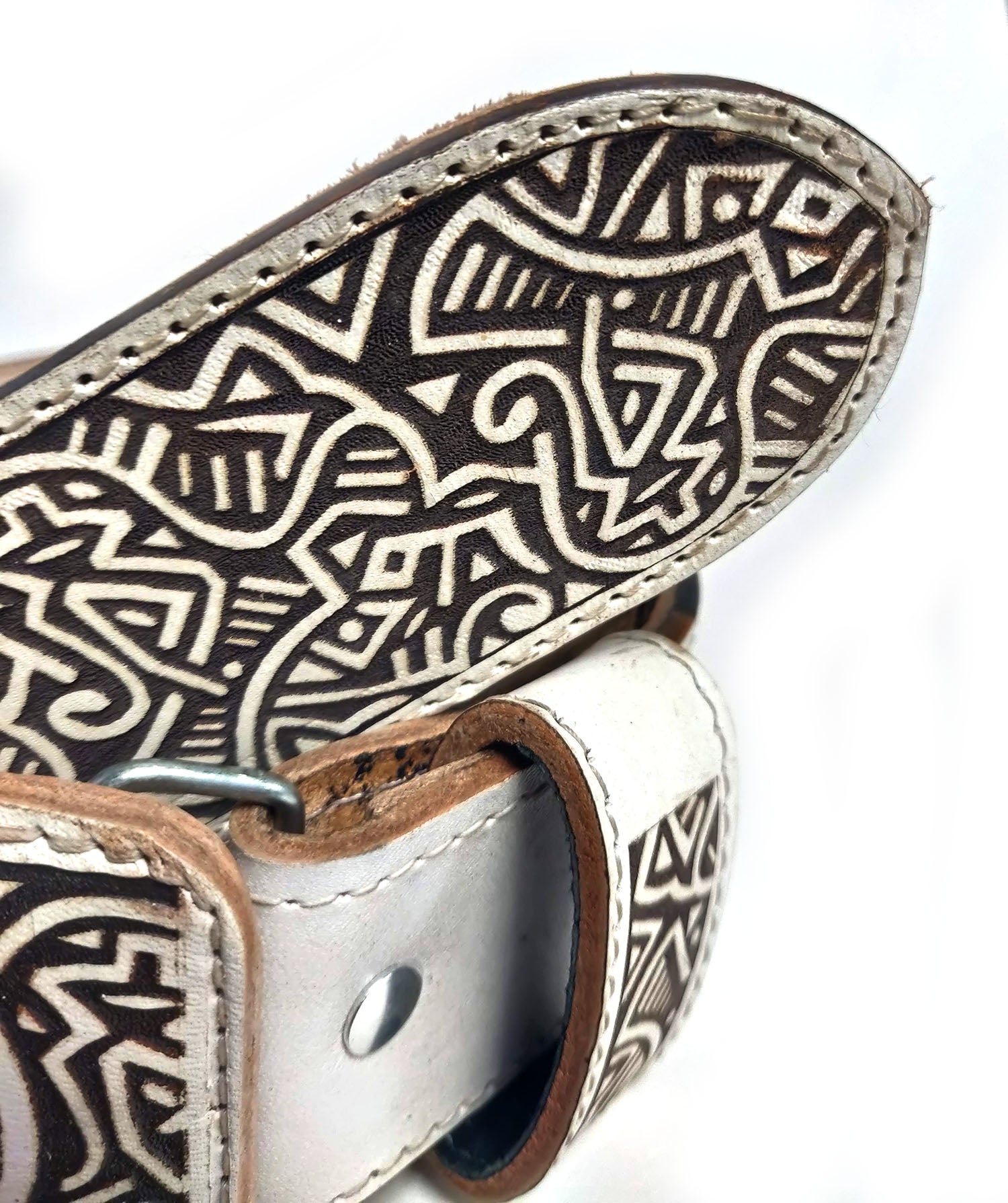 RRango Mens Leather Handmade Belt