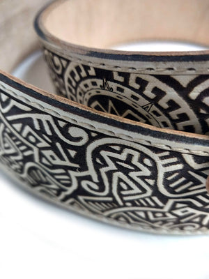 RRango Mens Leather Handmade Belt