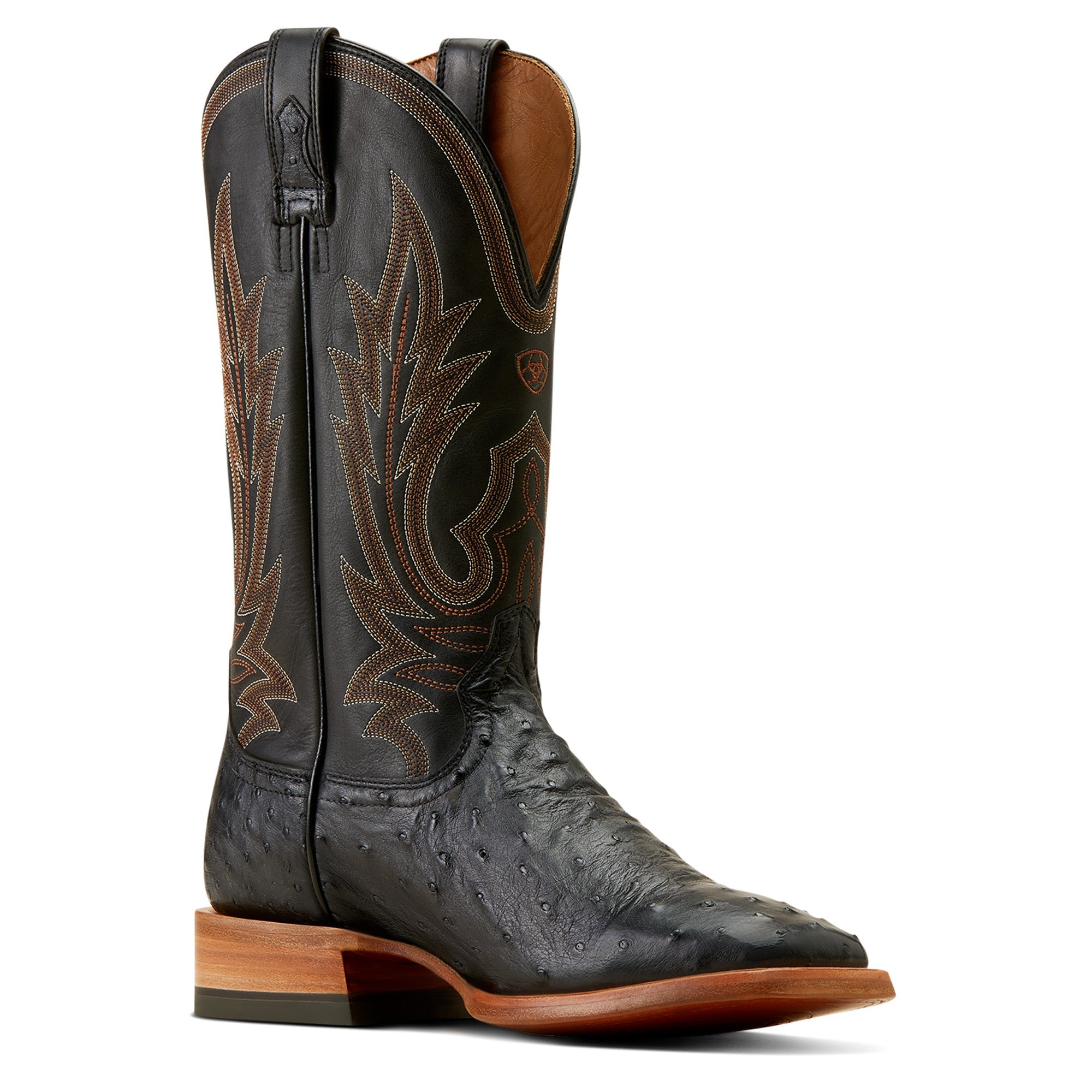 Ariat Men's Black Full Quill Showboat Western Boot 10047084