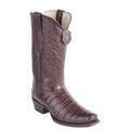 Los Altos Men's Brown Caiman Belly Cowboy Boots 7-Toe