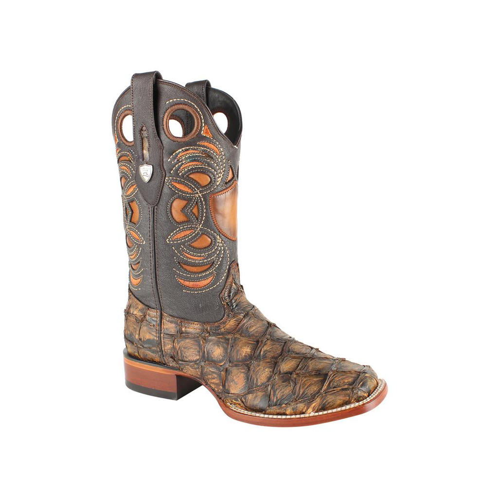 Men’s Wild West Pirarucu Fish Boots Handcrafted - 2824N1007