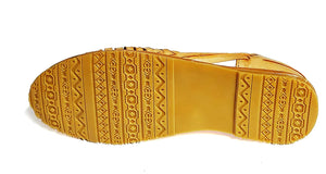 Womens Leather Sandals Huarache Color Tan