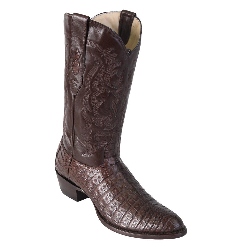 Caiman-Belly-Round-Toe-Brown-Los-Altos-B