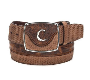 Cuadra Men's Modern Leather Belt Santana Honey - RR Western Wear, Cuadra Men's Modern Leather Belt Santana Honey