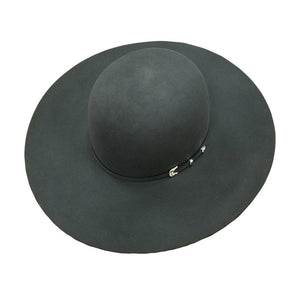 30X Stetson "El Patron" - Charcoal Grey - Open Crown - RR Western Wear, 30X Stetson "El Patron" - Charcoal Grey - Open Crown